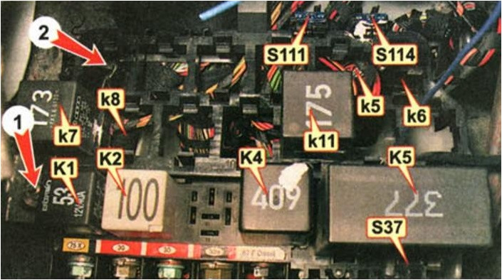 Схема предохранителей golf 4