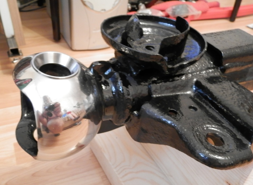 Чулок покрашен, подготовлены "фетры", выставлен преднатяг шкворневых ...