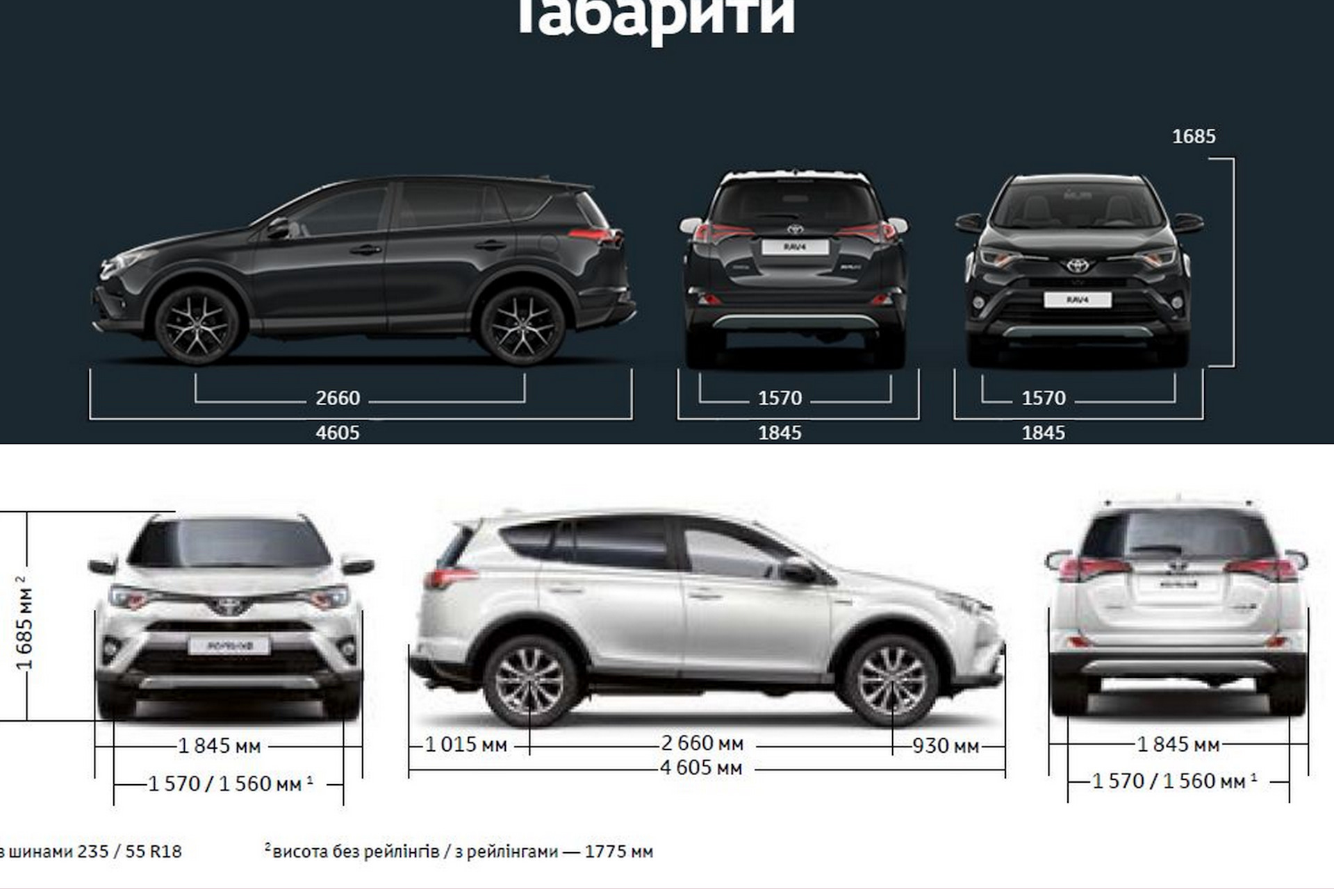 Каталожные номера рав 4. Габариты Тойота рав 4 2018. Размер Тойота рав 4 2017 года. Тойота рав 4 2018 Размеры. Длина Тойота рав 4 ,гибрид.