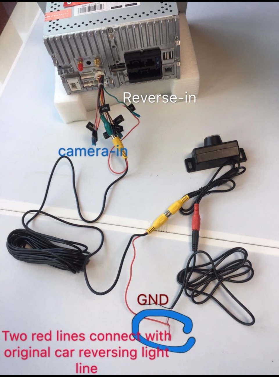 Как подключить камеру заднего вида к регистратору с монитором