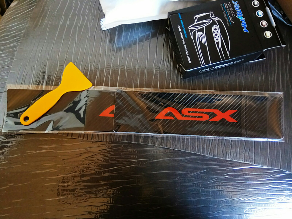Светоотражающие наклейки на пороги с алиэкспресс! — Mitsubishi ASX, 1,6 ...