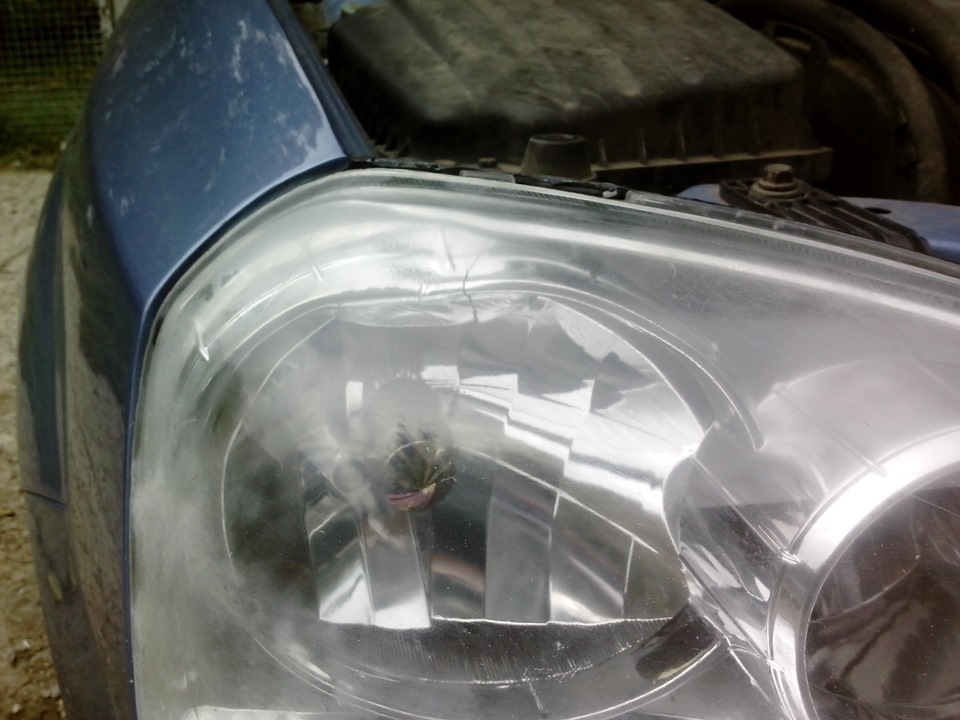 Замена стёкол фар - Chevrolet Lacetti 5D, 1,4 л, 2008 года тюнинг DRIVE2