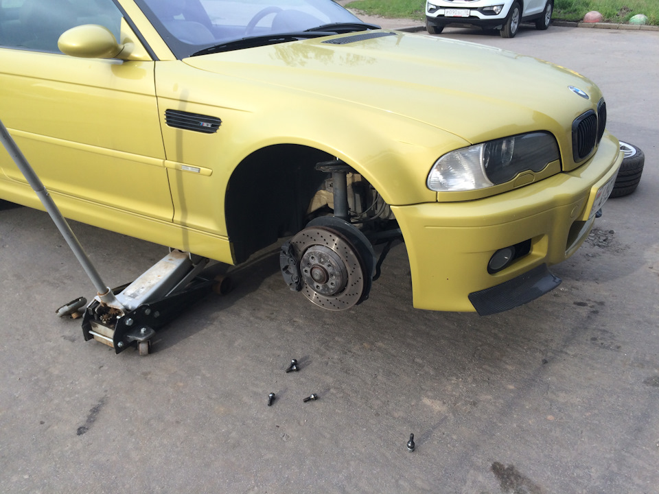 Лазерный шиномонтаж + балансировка от HOFMANN — BMW M3 Coupe (E46), 3,2 ...