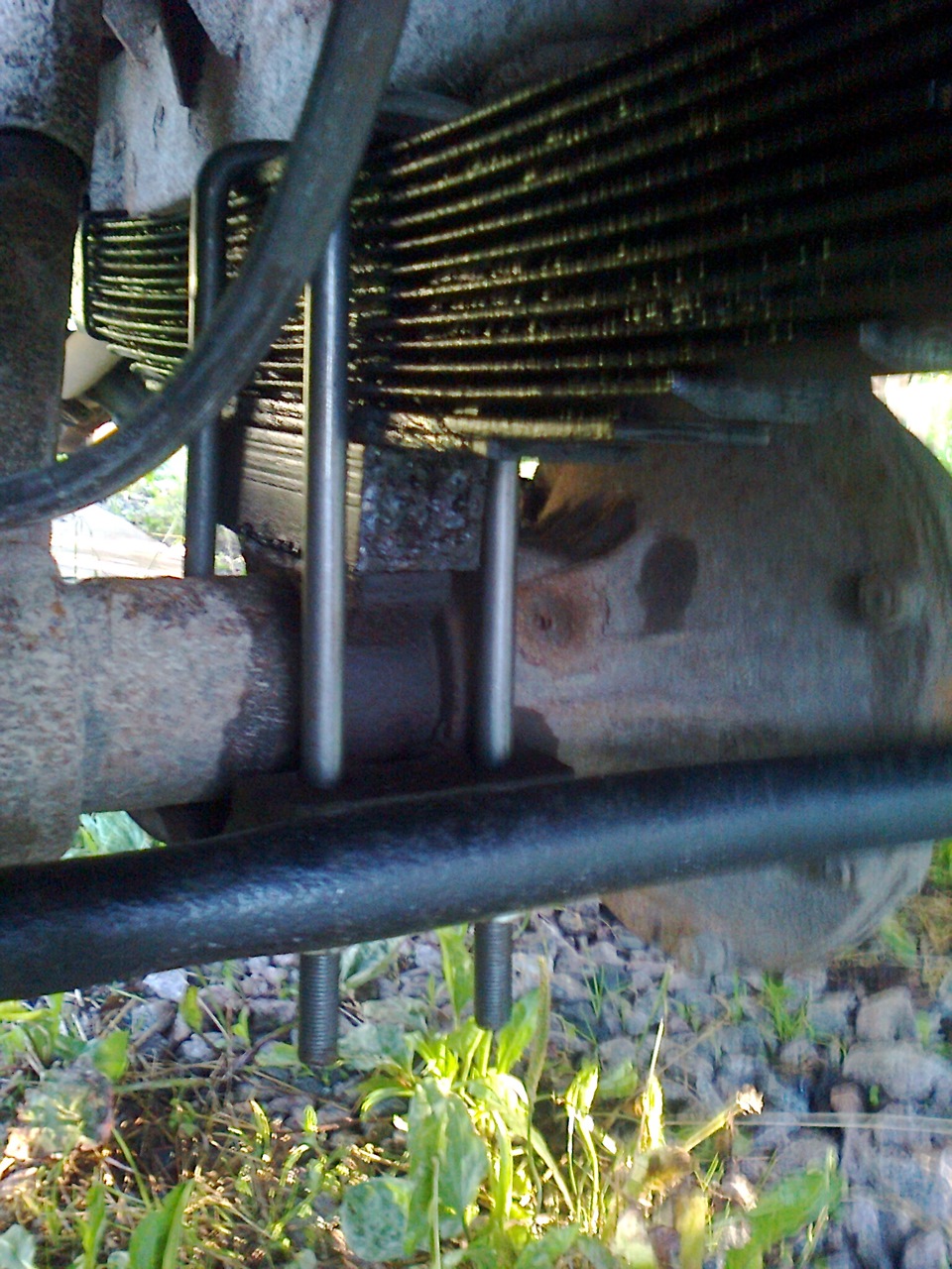 Проставка мост-рессора — УАЗ 3741, 2,4 л, 2005 года | тюнинг | DRIVE2