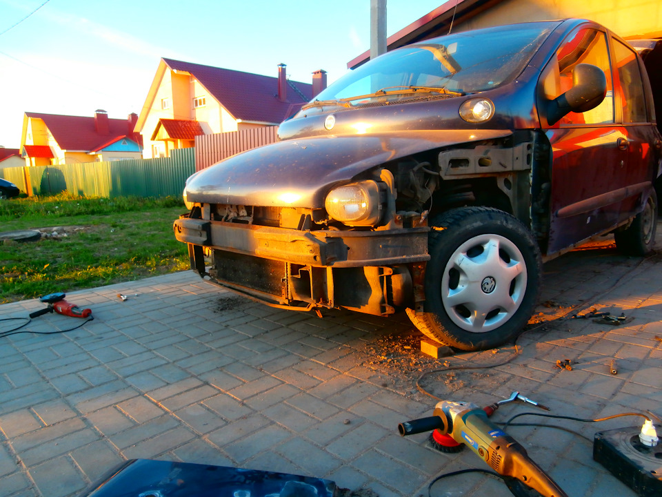Прогоняем "Жучков" с кузова :) — FIAT Multipla, 1,9 л, 1999 года ...