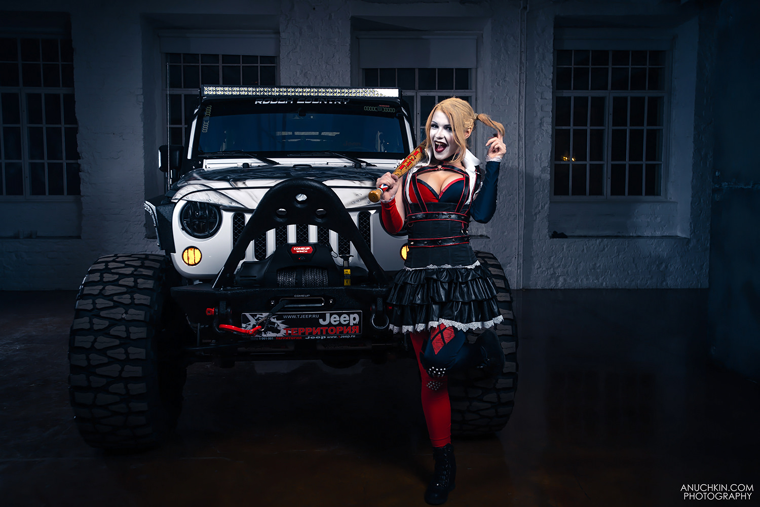 Jeep Wrangler WILLY-JOKER and Harley Quinn.