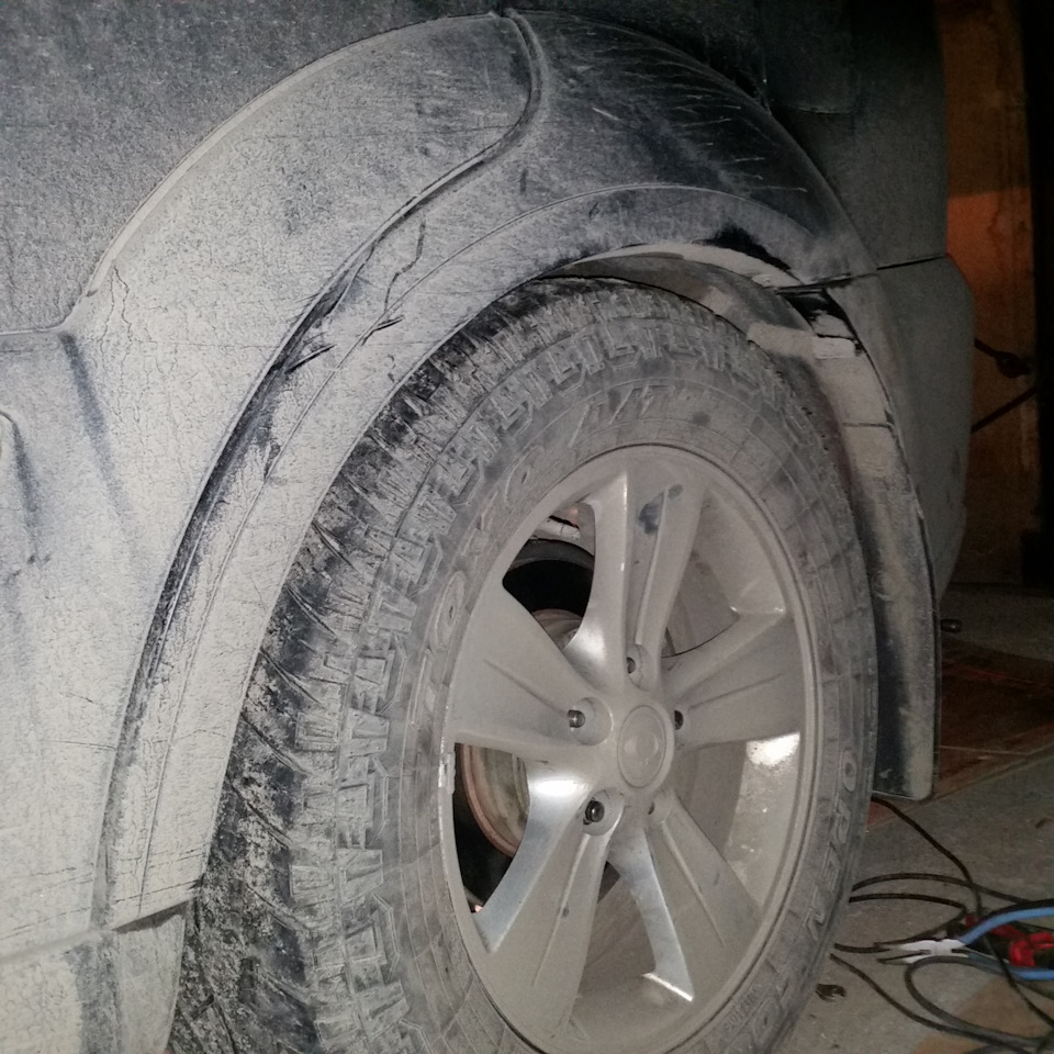 нижнее положение, извиняюсь за вид авто — SsangYong Rexton (2G)