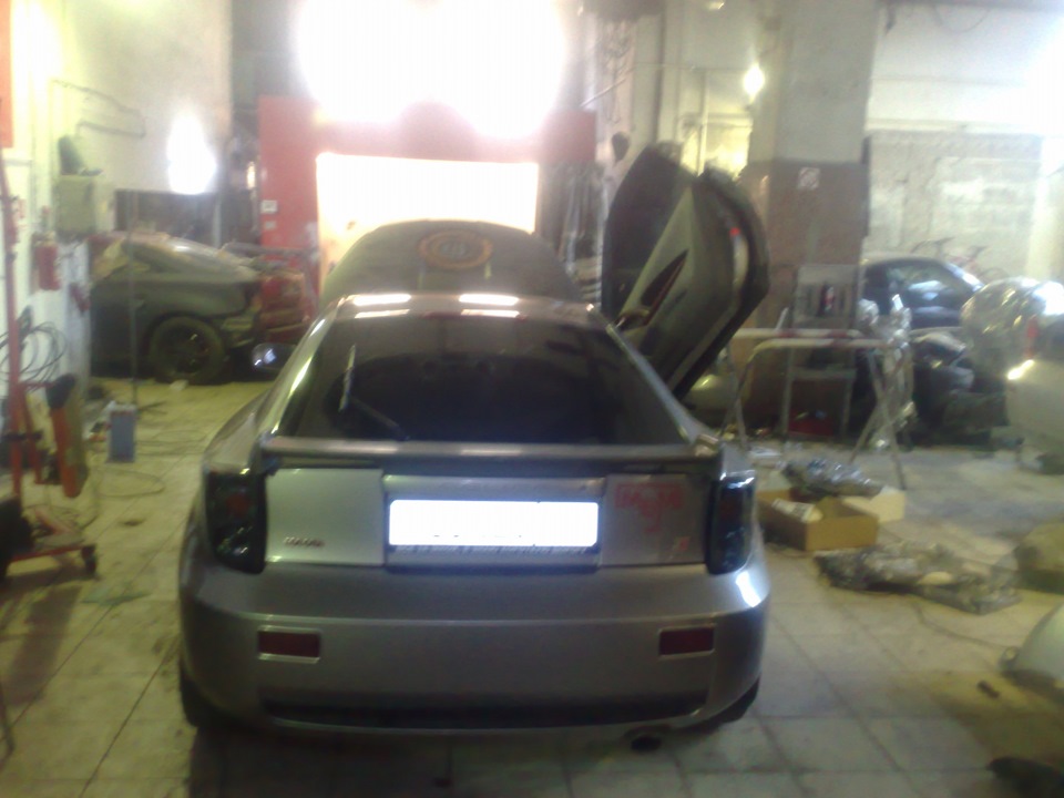 Установка ламбо-петель. Часть 1 — Toyota Celica (230), 1,8 л, 2001 года ...