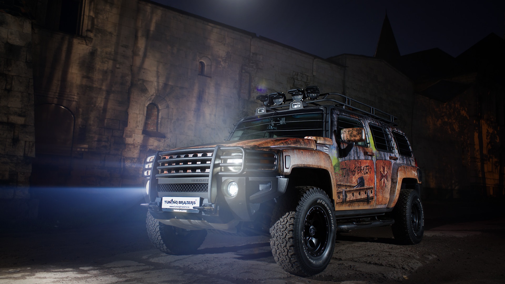 Hummer H3 3.7 бензиновый 2008 | ZOMBIE by Tuning Brazers на DRIVE2