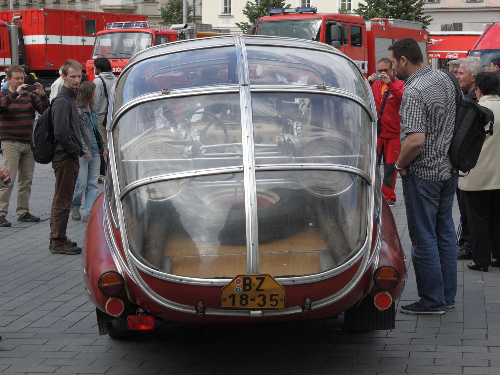 Horch 853 Brno komin