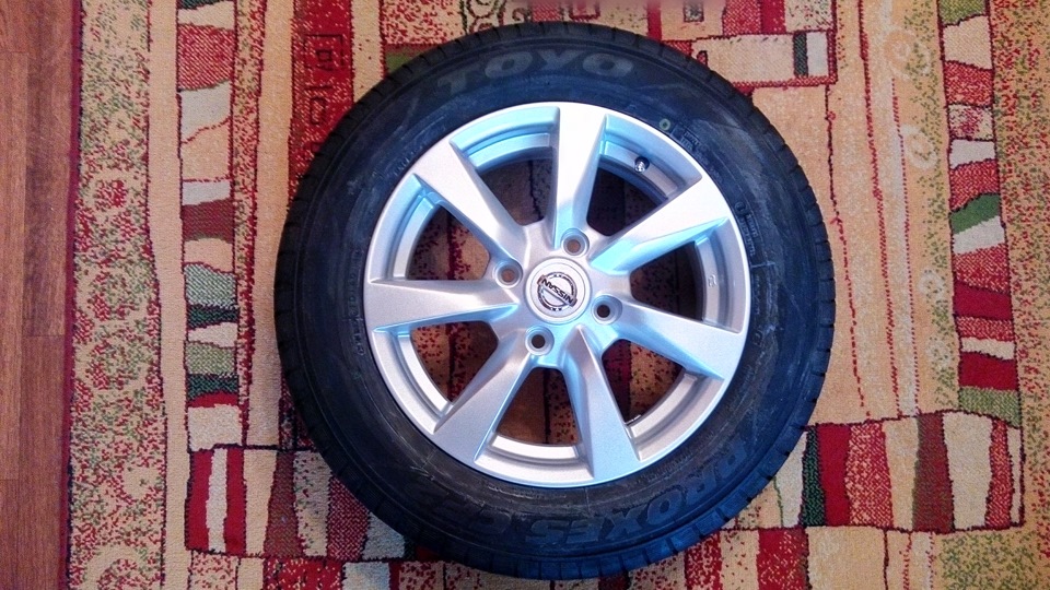 Колеса на лето — Nissan Almera II (N16), 1,5 л, 2005 года | шины | DRIVE2