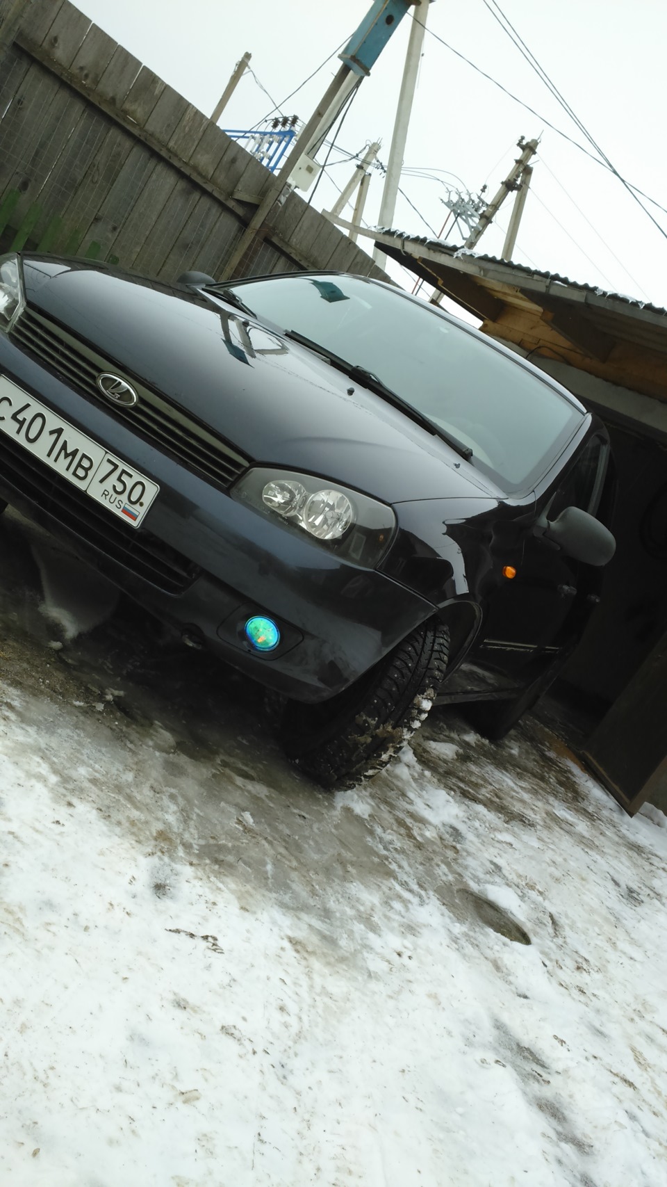 залечили дарку в туманках) — Lada Калина седан, 1,4 л, 2008 года ...