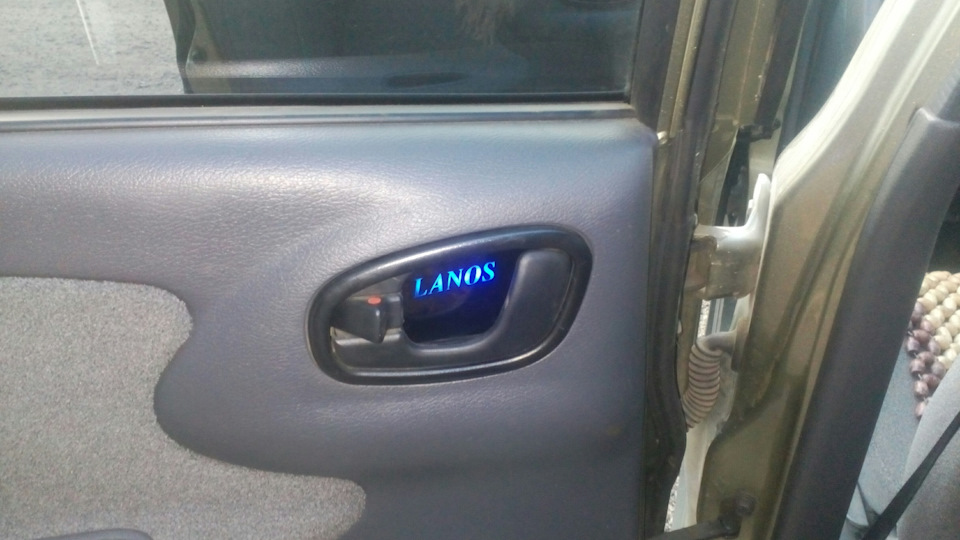 Как снять ручку двери ланос Подсветка ручек - Daewoo Lanos, 1,5 л, 2007 года автозвук DRIVE2