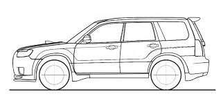 Subaru forester размеры