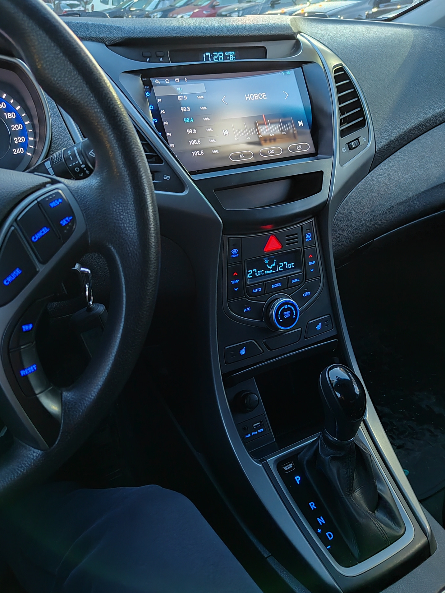 Установка ящика с крышкой (где прикуриватель, usb и aux) — Hyundai ...