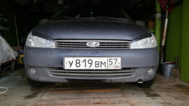 Защита картера — Lada Калина Хэтчбек (1G), 1,6 л, 2007 года ...
