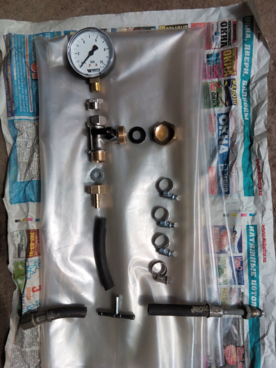 Как Сделать Прибор Для Проверки Давления В Рампе Своими Руками