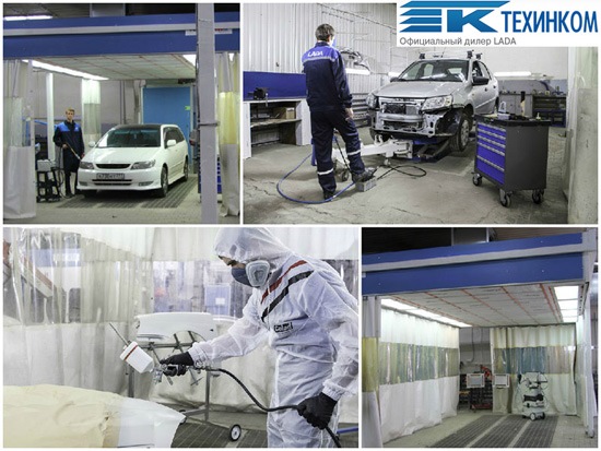 Качественный кузовной ремонт легковых автомобилей в ТЕХИНКОМ ...