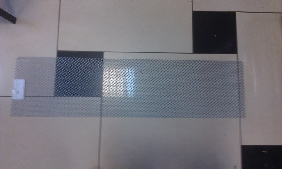 Установка защитной сетки в решетку радиатора — Mitsubishi Pajero (4G ...