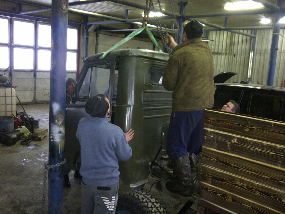 Установил кабину — УАЗ 3303, 2,9 л, 1985 года | тюнинг | DRIVE2