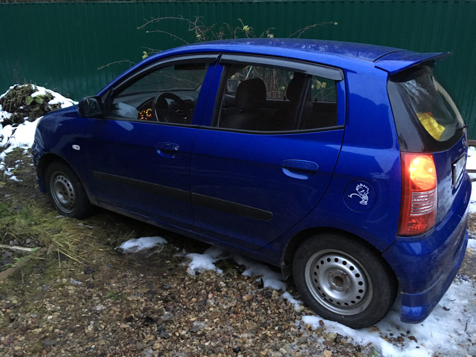 Тонировка — KIA Picanto (1G), 1,1 л, 2006 года | стайлинг | DRIVE2