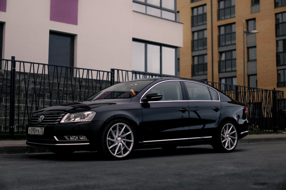 Пассат б7 на 18 дисках фото Passat_Vossen - DRIVE2