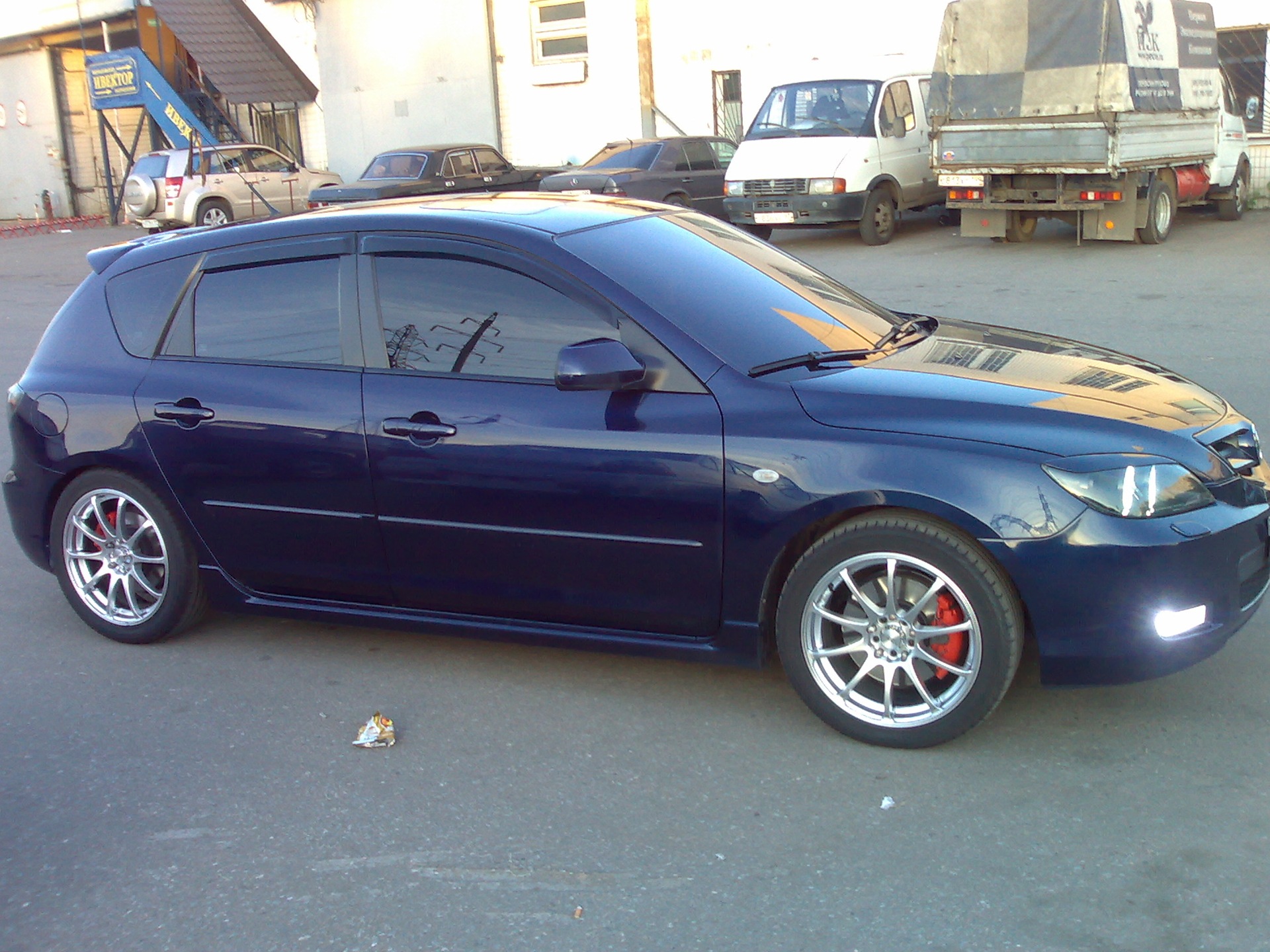 Занижение mazda 3 bk