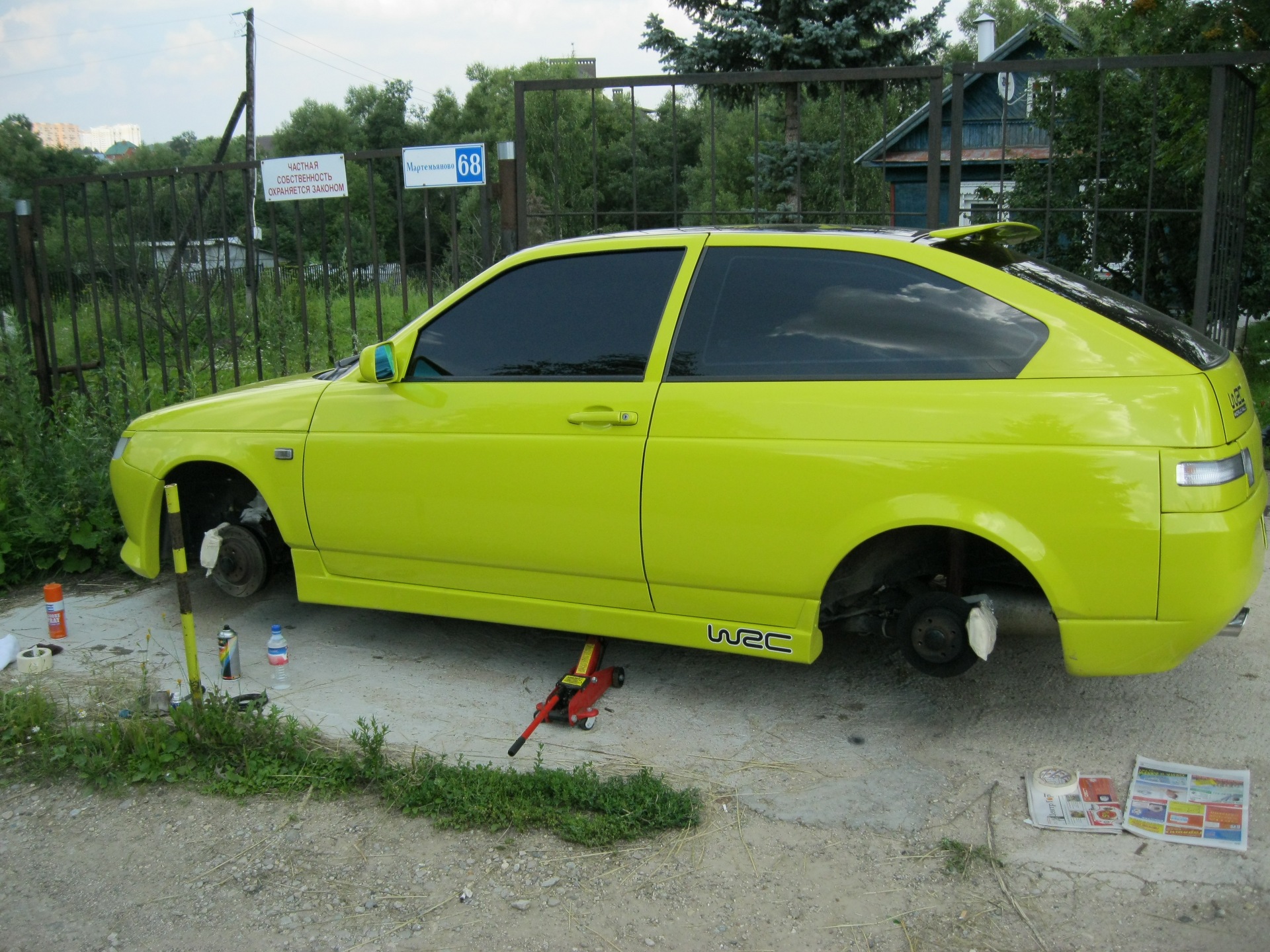 Foty Rodzhera Pokraska Tormoznyh Diskov I Pervaya Problemka Zanizheniya Lada 112 Kupe 1 6 L 2007 Goda Na Drive2