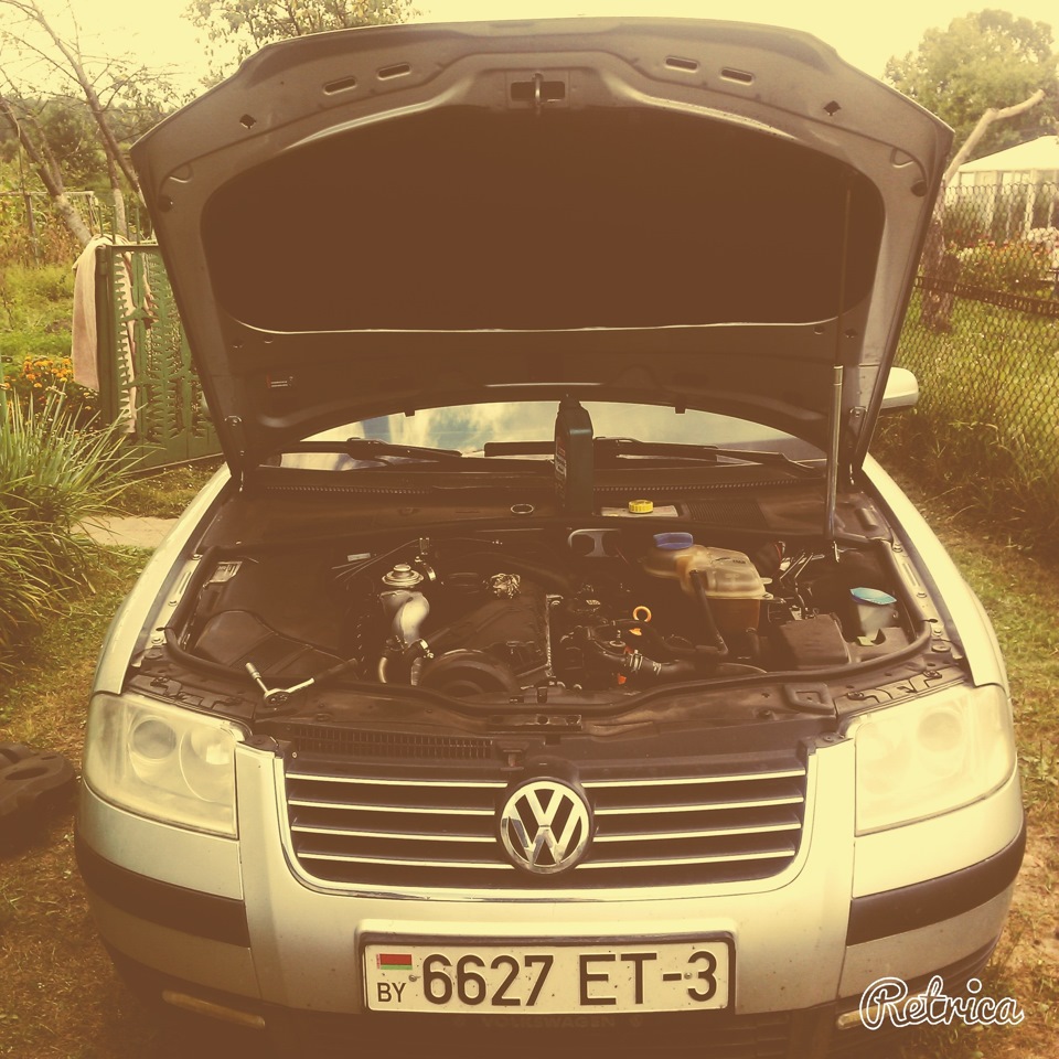 Решил помыть Сердечко Пассика) — Volkswagen Passat Variant (B5), 1,9 л ...
