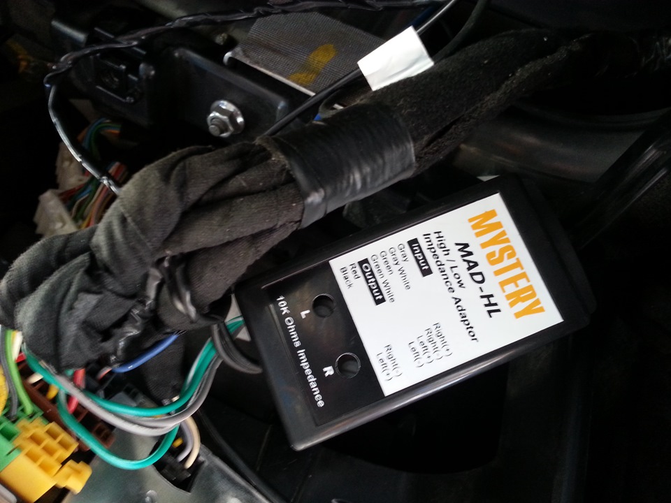 подключение саба. и усилка — KIA Ceed SW (1G), 2 л, 2008 года ...