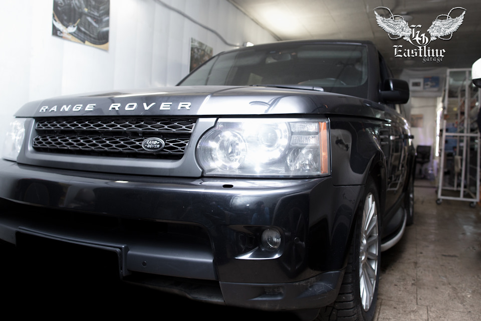 Land Rover Range Rover Sport — перетяжка потолка в итальянскую ...