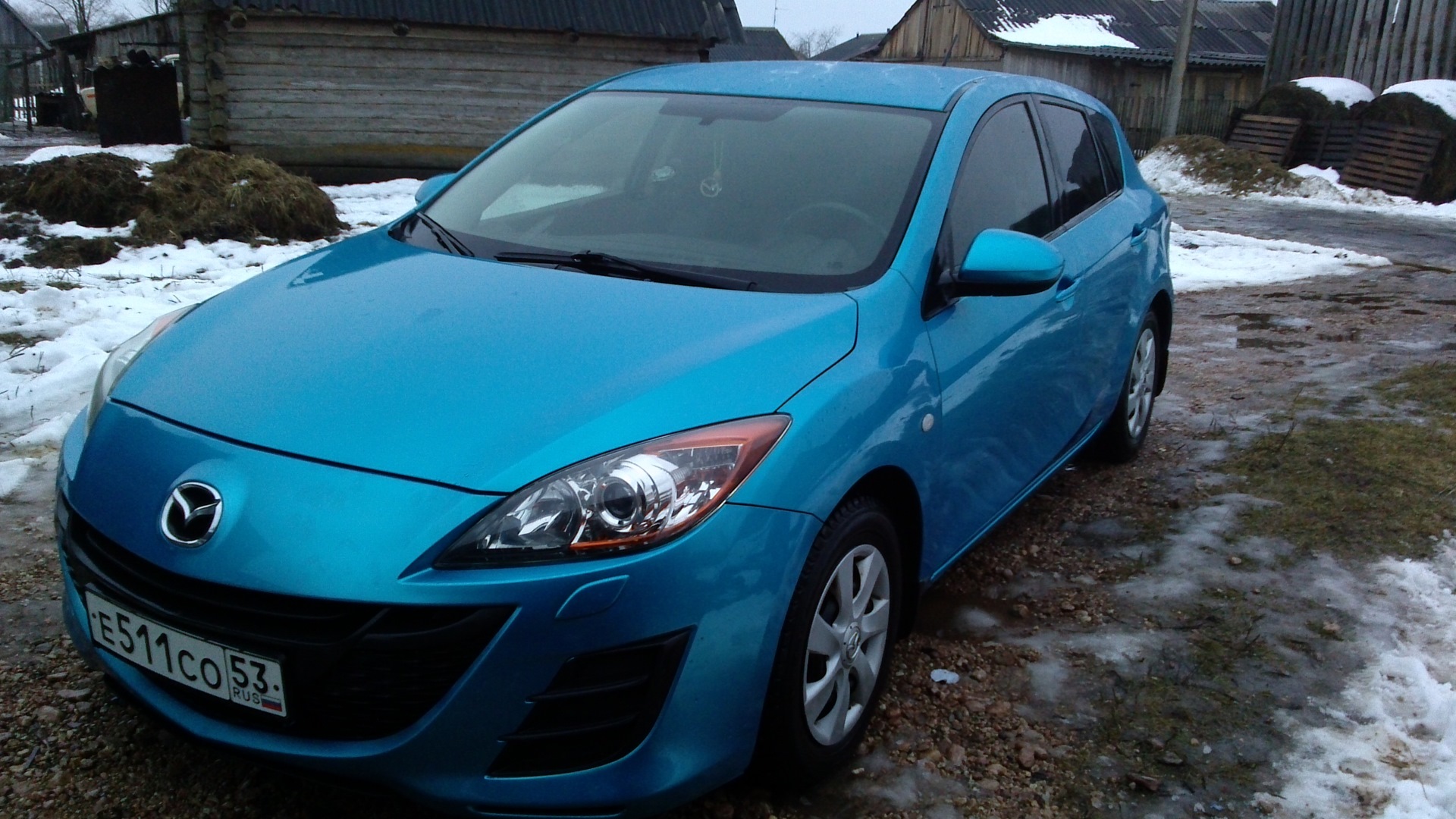 Mazda 3 MPS бирюзовая