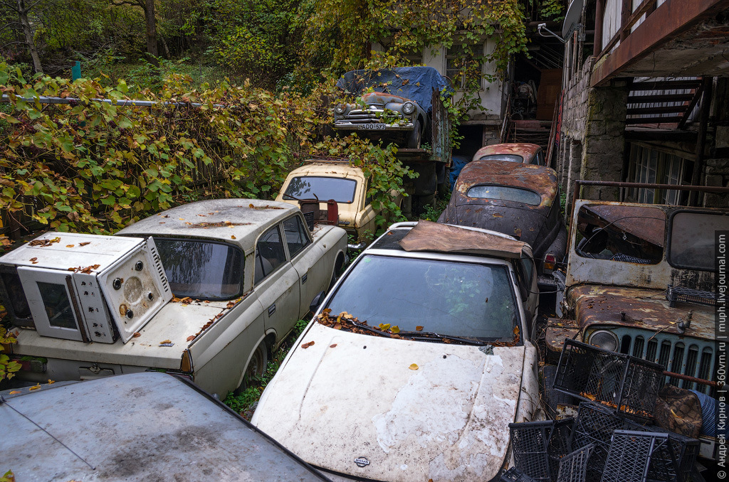 Фото кладбище автомобилей в россии в