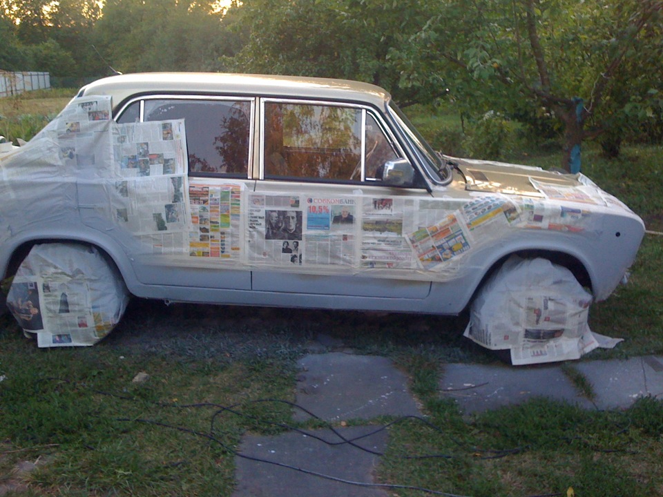 Грунтовка и покраска — Lada 21063, 1,3 л, 1991 года | своими руками ...