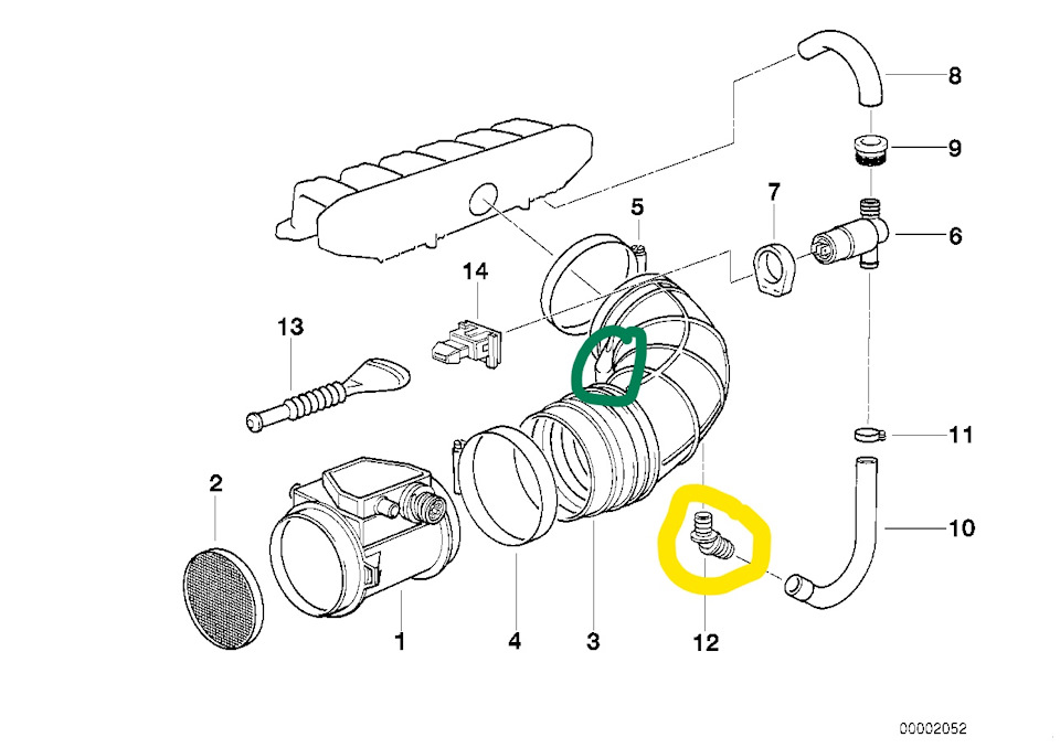 Как убрать воздух из системы охлаждения bmw e34