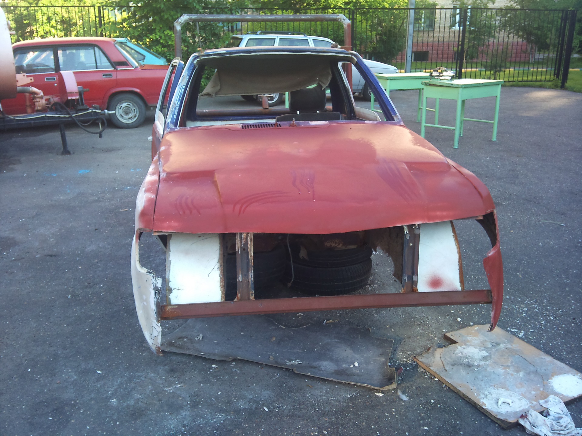 Загрунтована… — Lada 11113 Ока, 1,5 л, 1996 года | фотография | DRIVE2