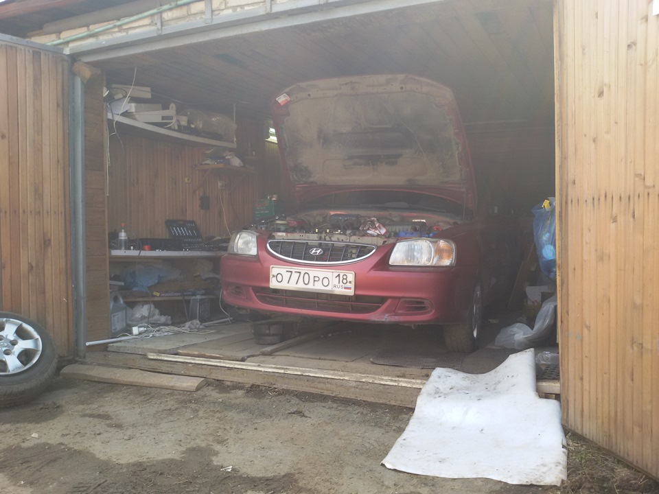 Замена маслосъемных колпачков — Hyundai Accent (2G), 1,5 л, 2005 года ...