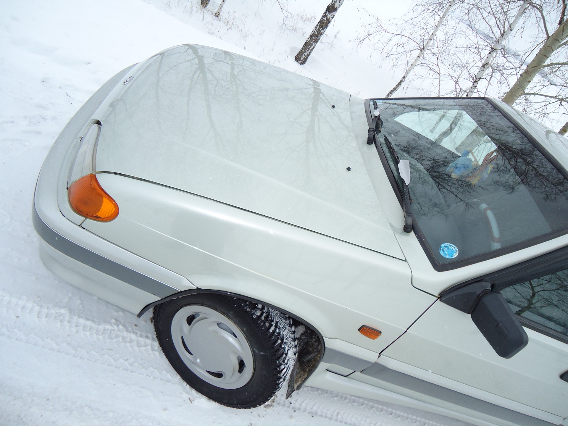 Зима, снег, дорога, машина… — Lada 2115, 1,5 л, 2004 года | фотография |  DRIVE2