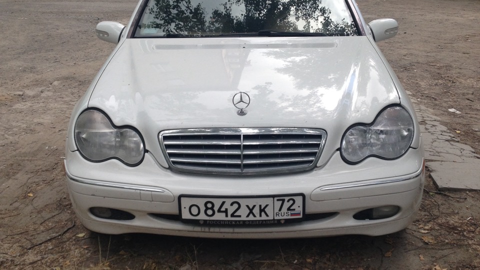 Слова похвалы) — Mercedes-Benz C-class (W203), 2,6 л, 2000 года | визит ...