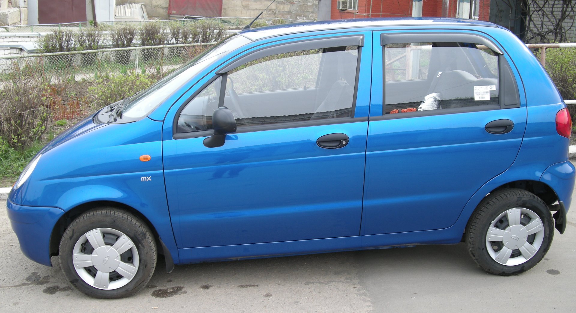 Установка ветровиков — Daewoo Matiz (M100, M150), 0,8 л, 2010 года |  аксессуары | DRIVE2