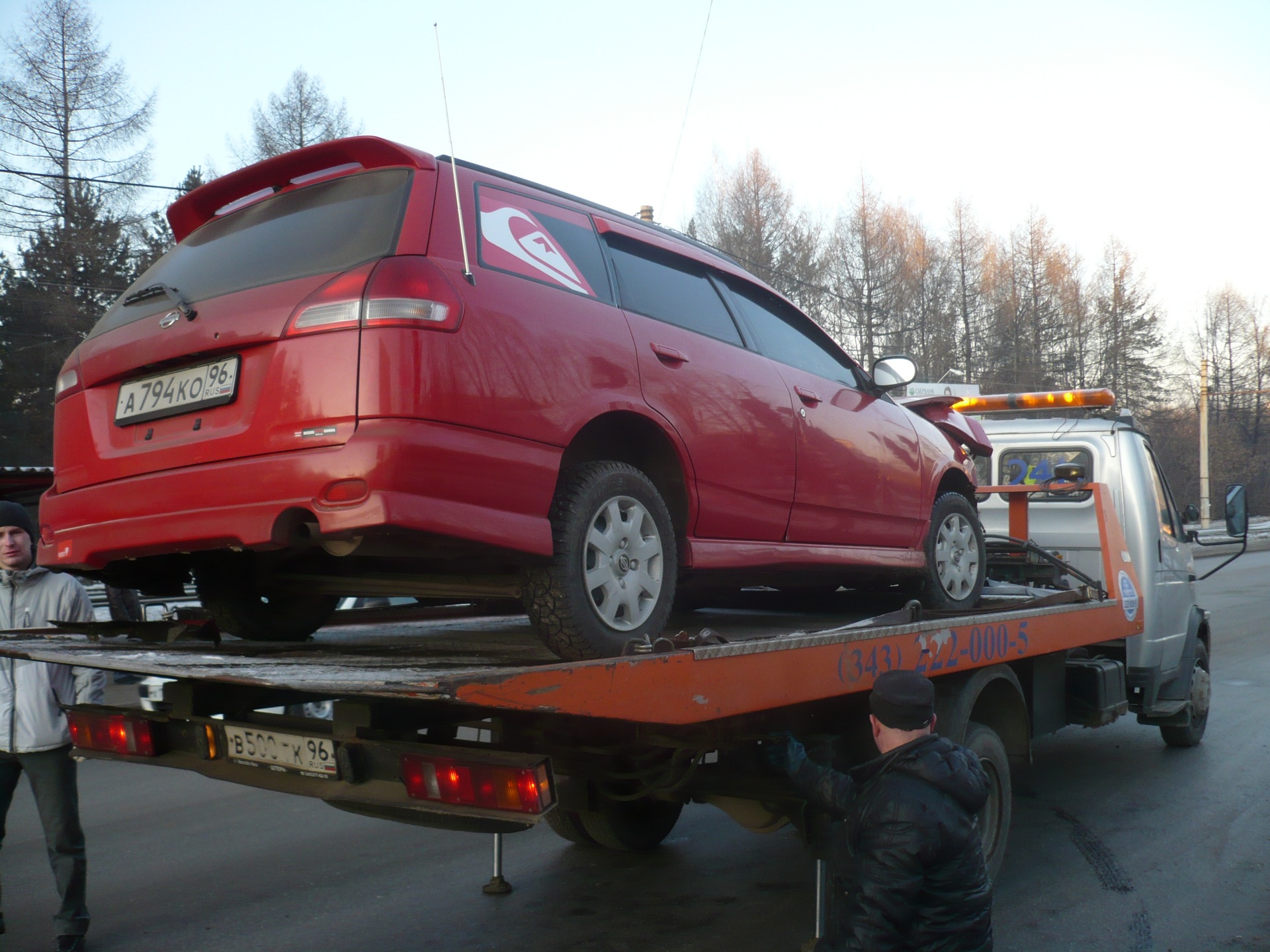 Серьёзное ДТП и нет винограда. — Nissan Wingroad (Y11), 1,5 л, 2000 года |  ДТП | DRIVE2