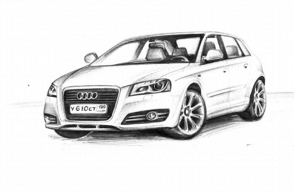 Картинка а 4 нарисована. Раскраска Ауди РС 6. Audi a4 Crayon. Audi a6 с4 карандаш. Audi q3 контур кузова.