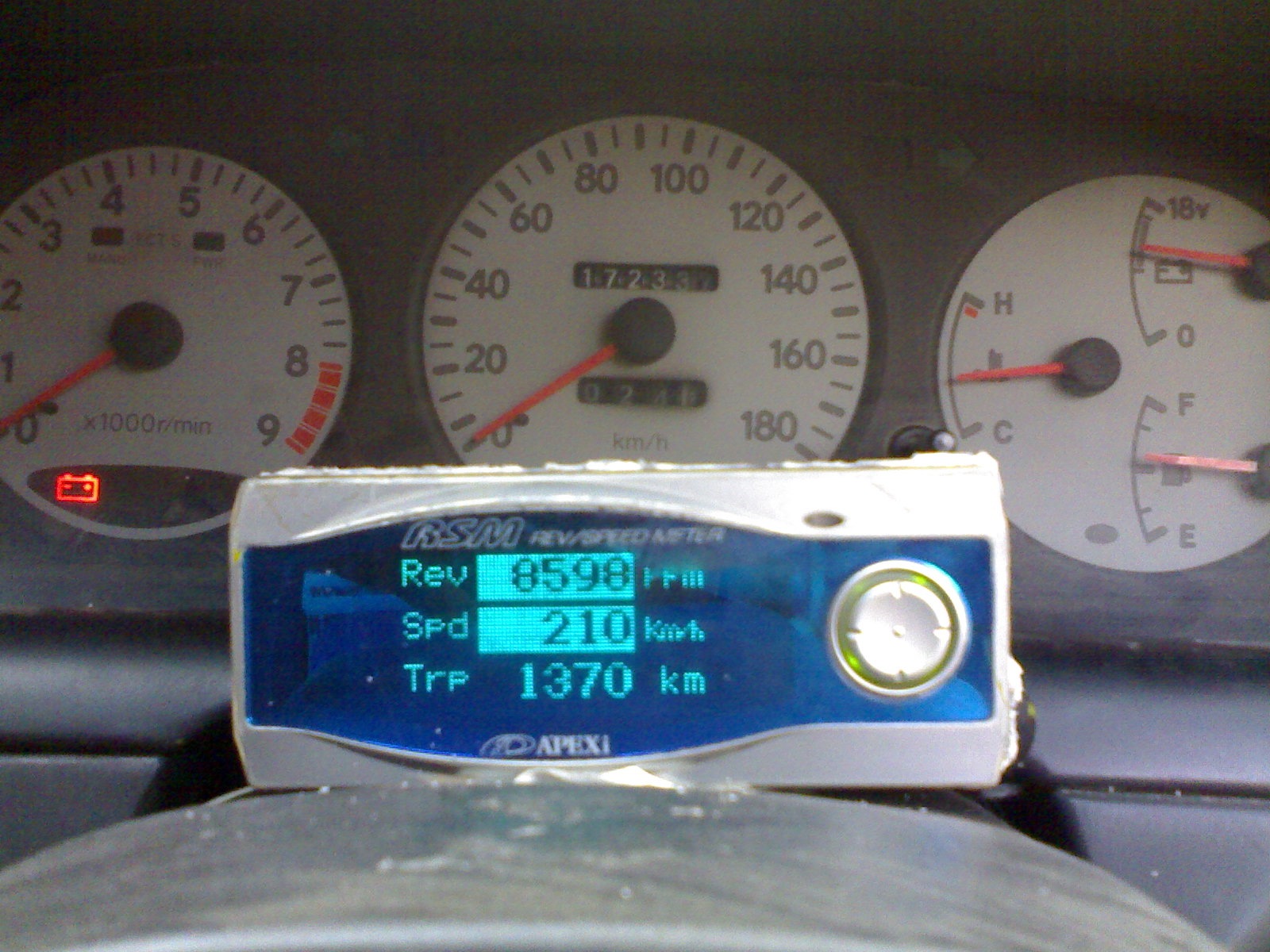 electronic asshole meter - Toyota Corolla 16 liter 1997
