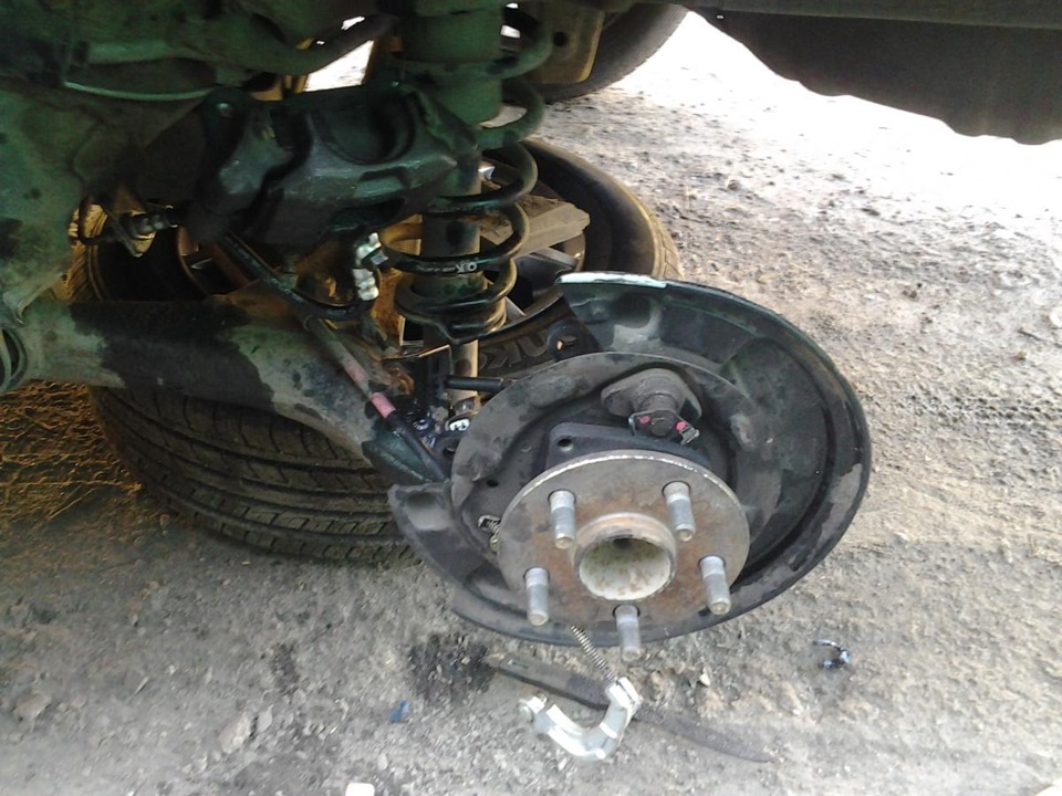 Задний дисковый тормоз — Toyota Allion (T240), 1,5 л, 2001 года ...