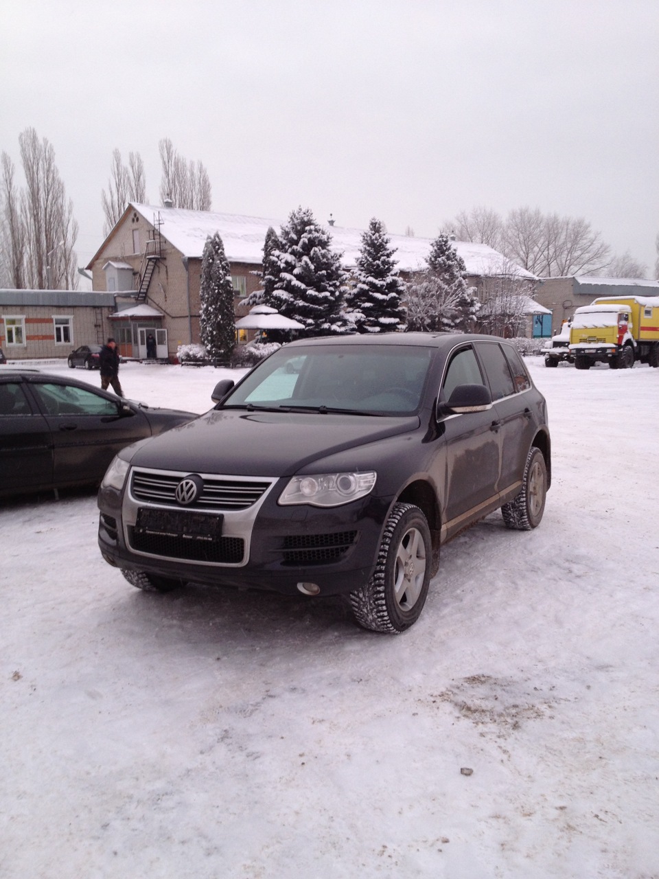 Красивые фотографии и транзитные номера — Volkswagen Touareg (1G), 3,6 л,  2007 года | фотография | DRIVE2