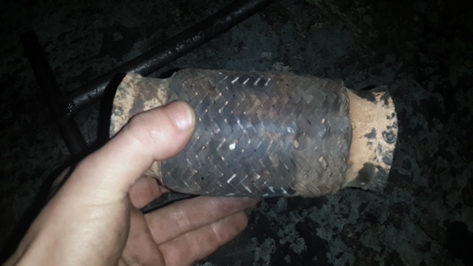 замена гофры на штанах — Honda Accord Wagon (6G), 2,3 л, 2001 года ...