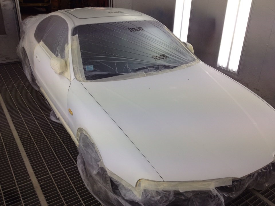 Что? Надо покрасить крыло?! Да пожалуйста! — Honda Prelude (BA8, BA9 ...