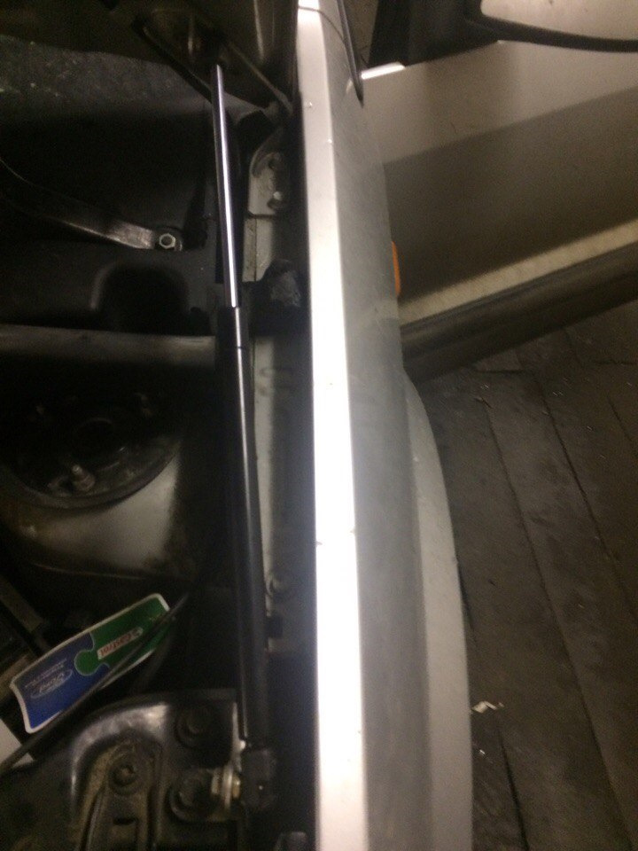 Газовые упоры под капот. — Ford Fusion, 1,4 л, 2008 года | другое | DRIVE2