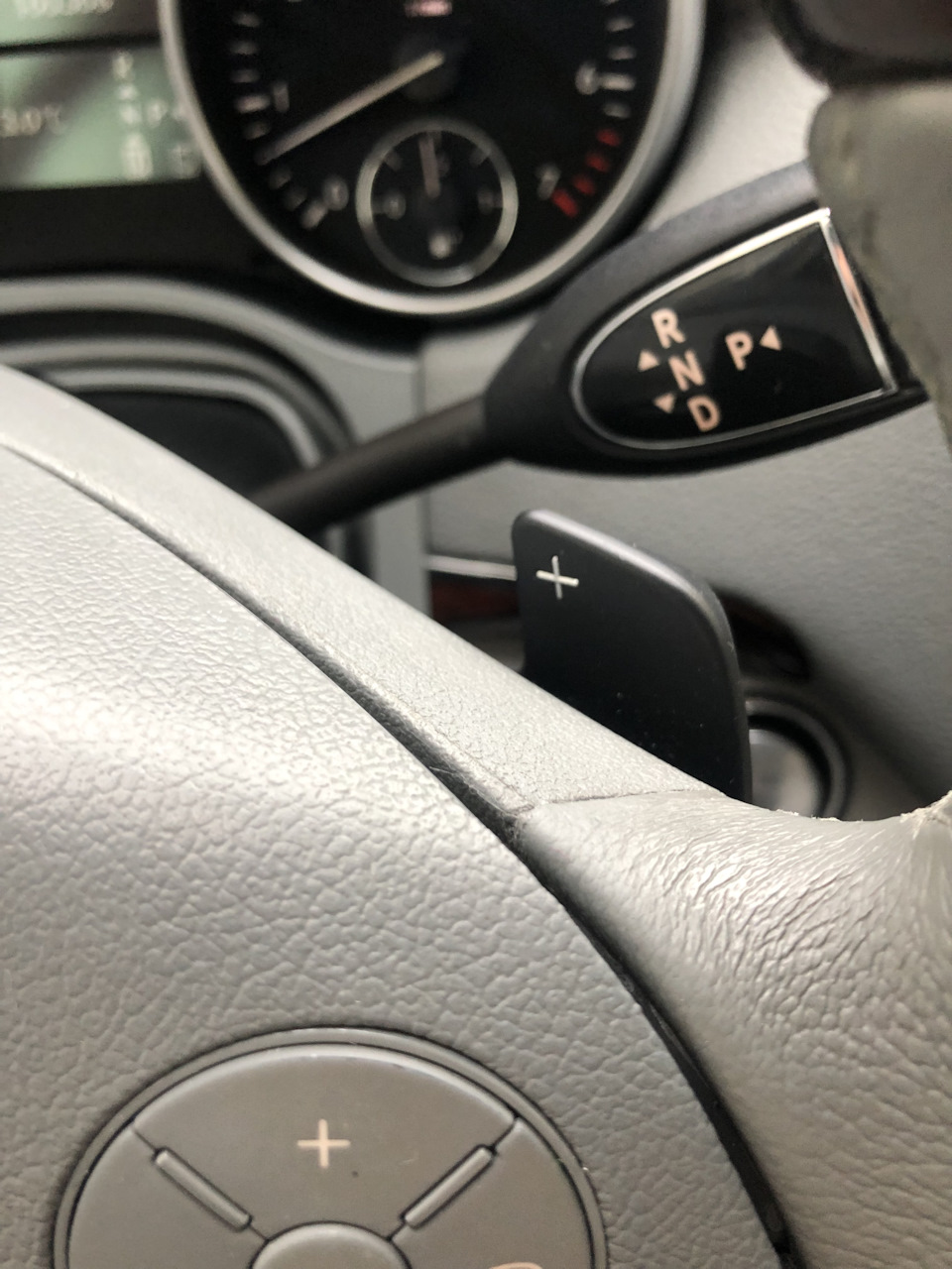 Подрулевые лепестки — Mercedes-Benz GL-class (X164), 4,7 л, 2008 года ...