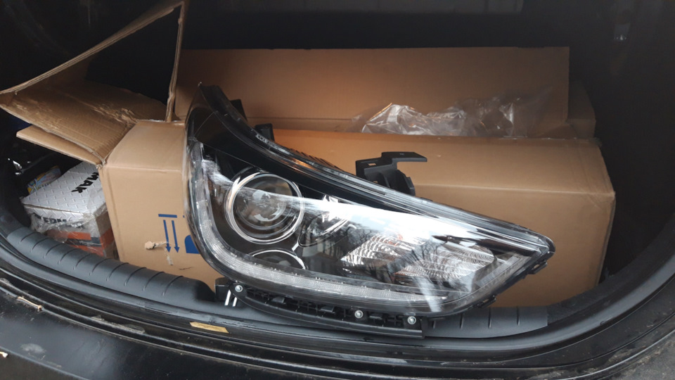 Линзованные фары от элеганс ч.1 — Hyundai Solaris (2G), 1,6 л, 2018 ...